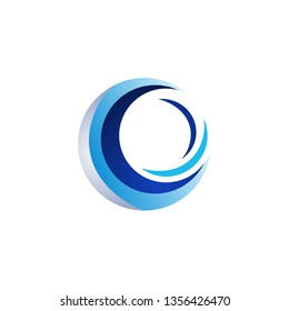 circle elements logo, sphere symbol icon vector design illustration
