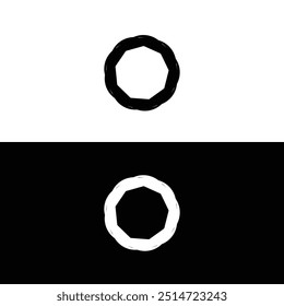Diseño de logotipo de Vector de elipse circular	No. Diseño de logotipo con estilo circular 