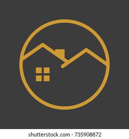 Circle Emblem Golden House