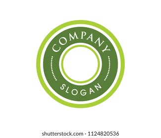 Circle emblem illustration design template vector icon