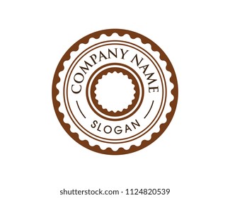Circle emblem illustration design template vector icon