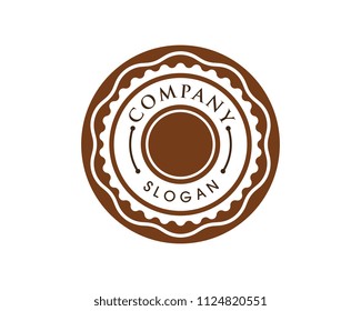 Circle emblem illustration design template vector icon
