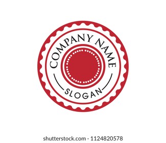 Circle emblem illustration design template vector icon