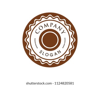 Circle emblem illustration design template vector icon