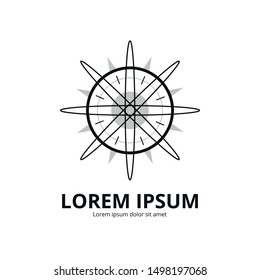 Circle emblem, logo, symbol template