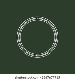 Circle Ethnic Logo Icon Vector