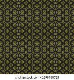 Circle ethnic repeat pattern for textile printing
