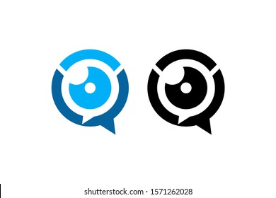 circle eye concept for icon or symbol ready to use