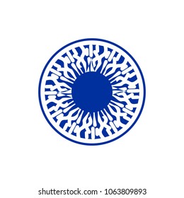 circle eye logo corporate design