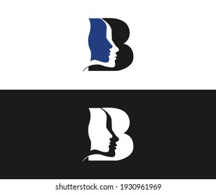 circle facial skincare logo face design inspiration