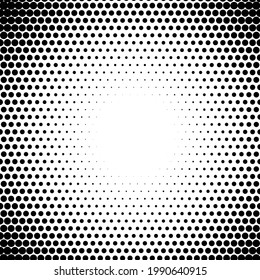 circle fade Halftone dots pattern radiate Half tone gradient element