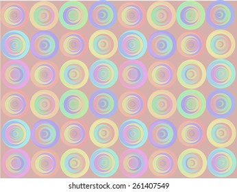 circle fashion abstract flat background