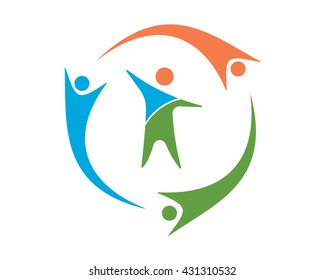 circle figure image vector icon logo