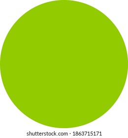 Circle filled with color and no stroke
