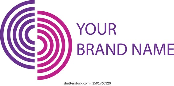 Circle Finger Logo Vector Design