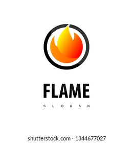 Circle Flame Logo