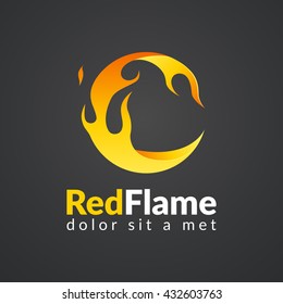 Circle Flame Logo.