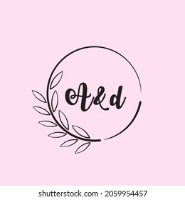 Circle floral, Flower logo design vector