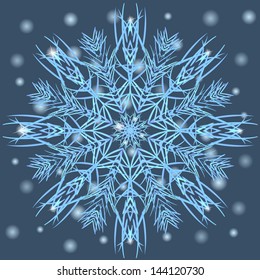 Circle floral ornament, EPS10 - vector graphics.