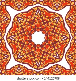 Circle floral ornament, EPS8 - vector graphics.