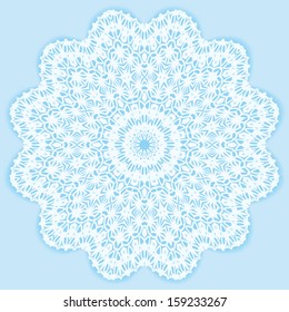 Circle floral ornament, EPS8 - vector graphics.
