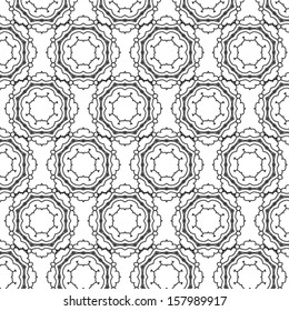 Circle floral vector wallpaper