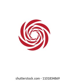 Circle flower logo design