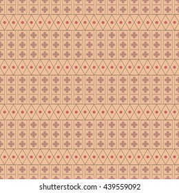 Circle and flower seamless pattern. Fashion graphic background design. Modern stylish abstract texture. Colorful template for prints, textiles, wrapping, wallpaper, website etc. VECTOR illustration