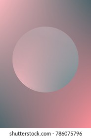 Circle fluid with round spheres. Gradient shapes on holographic background. Modern hipster template for covers, banners, flyers, report, brochure. Minimal circle fluid in vibrant neon colors.