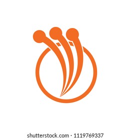 circle fly objects motion design logo  