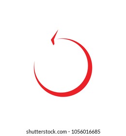circle flying jet plane logo 