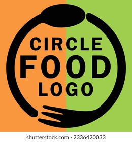 Circle food logo for your business banner and for your products labels.