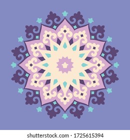 Circle form design element. Mandala