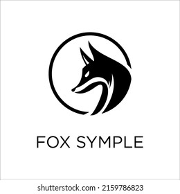 Circle Fox Logo Vector Round Fox Stock Vector (Royalty Free) 2159786823 ...