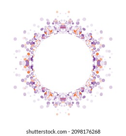 Circle frame abstract burst. Abstract background.