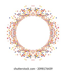 Circle frame abstract burst. Abstract background.