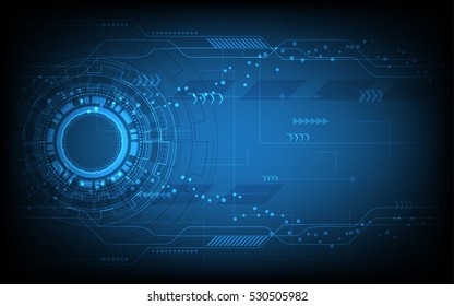 Circle and frame Abstract technology background