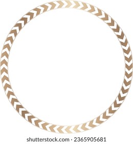 Símbolo de marco circular Flechas marco de imagen oro marco de imagen dorado de lujo borde dorado Vector de oro reales marco de decoración elemento decorativo aislado de fondo banner de bienvenida