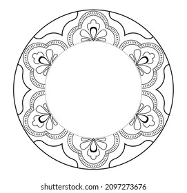 Circle frame black and white, Fashion Style