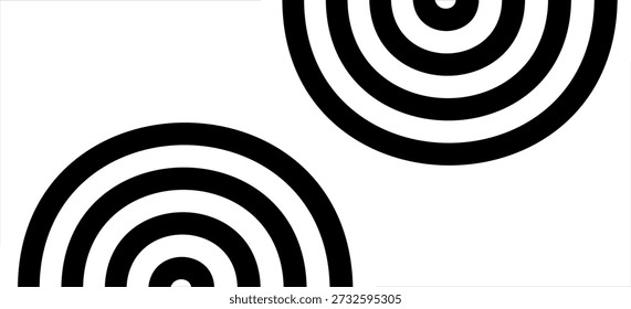 Marco circular con estampado a cuadros. Viñeta redonda con tablero de ajedrez, bandera de carrera o patrón de juego de ajedrez aislado sobre fondo blanco. Ornamento de anillo a cuadros. Vector ilustración gráfica.