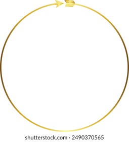 Circle frame gold frames Picture Frame luxury golden frame gold picture frame golden border vector framework banner Gilded Ornate decoration decorative element template isolated background 
