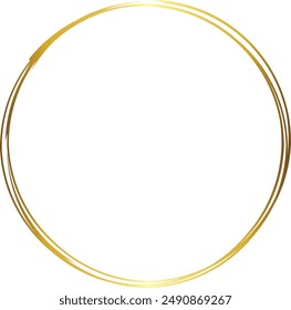 Circle frame goldene Rahmen Bilderrahmen luxuriöser goldener Rahmen goldener Rahmen goldener Rahmen goldener Rahmen Vektorgrafik Rahmen Banner Vergoldete Verzierung Dekorelement Vorlage Isolierter Hintergrund 