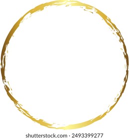 Circle frame gold frames Picture Frame luxury golden frame gold picture frame golden border vector framework banner Gilded Ornate decoration decorative element template isolated background 