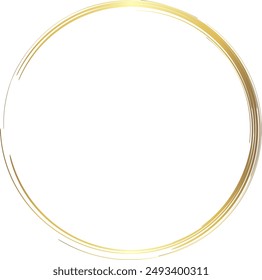 Circle frame gold frames Picture Frame luxury golden frame gold picture frame golden border vector framework banner Gilded  Ornate decoration decorative element template isolated background 