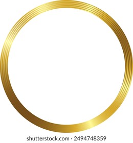 Circle frame gold frames Picture Frame luxury golden frame gold picture frame golden border vector framework banner Gilded Ornate decoration decorative element template isolated background 