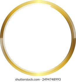 Circle frame gold frames Picture Frame luxury golden frame gold picture frame golden border vector framework banner Gilded Ornate decoration decorative element template isolated background 