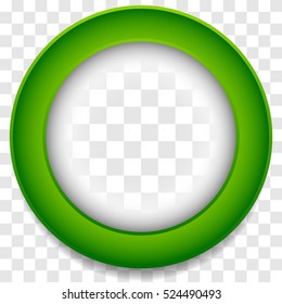 Circle frame icon. Abstract lens element. Colorful icon background