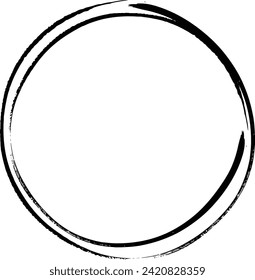 Icono de marco circular, plantilla de forma de fondo de borde de elemento de grifo para doodle decorativo para ilustración de diseño
