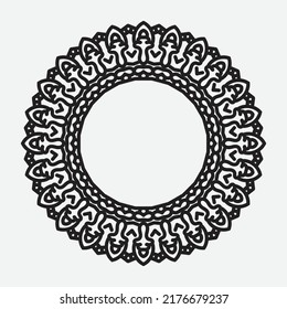 circle frame isolated on white background