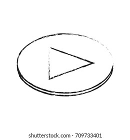 circle frame and play icon image 